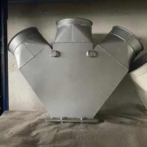 Deviatore a 3 vie Ø150 mm.
